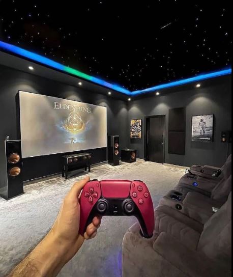 Basement Video Game Room Ideas- Room Setup