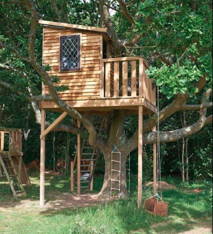 Simple Tree House Ideas For Kids