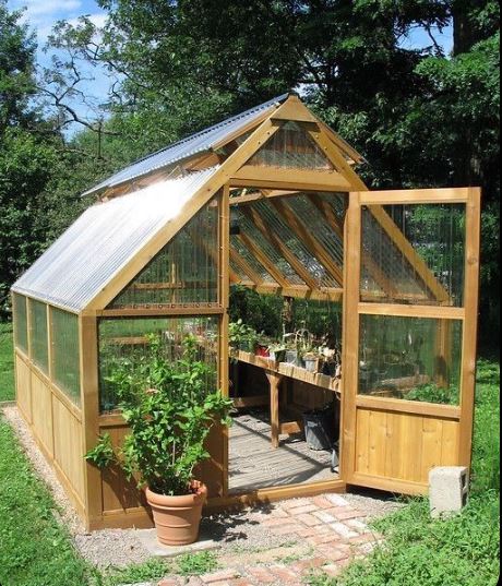 Green House Ideas For Backyard