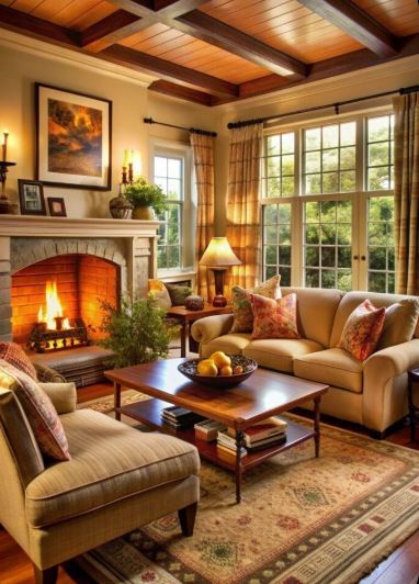 Furniture Ideas For Living Room With Fireplace