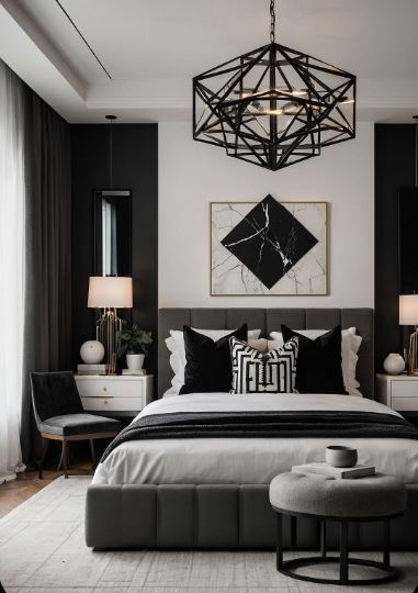 Black And White Bedroom Decor Ideas